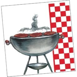 Grillin' Classic Napkins Lunch 16CT