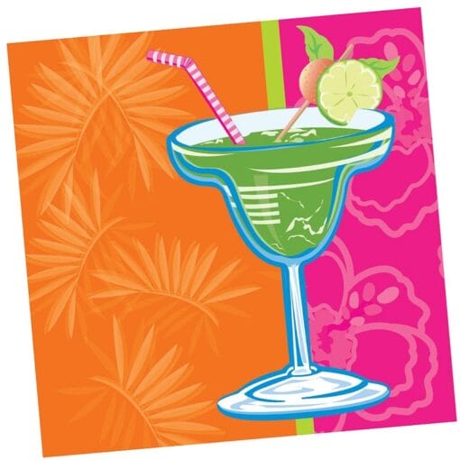 Summer Sippin' Napkins Beverage 18Ct