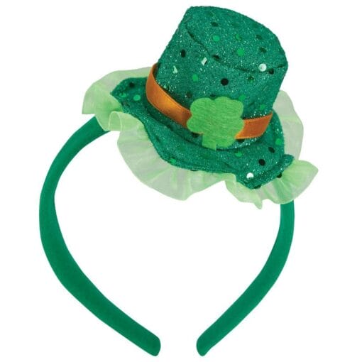 St. Pat'S Glitter Hat Bopper W/Headband