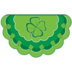 Shamrock Bunting Banner Green 11FT