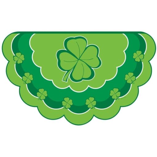 Shamrock Bunting Banner Green 11Ft