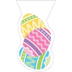 Cello Bags Easter Eggs Shaped 20CT