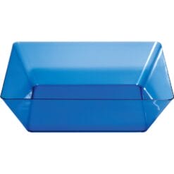 Translucent Blue Bowl PL SQR 11"