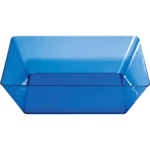 Translucent Blue Bowl Pl Sqr 11&Quot;