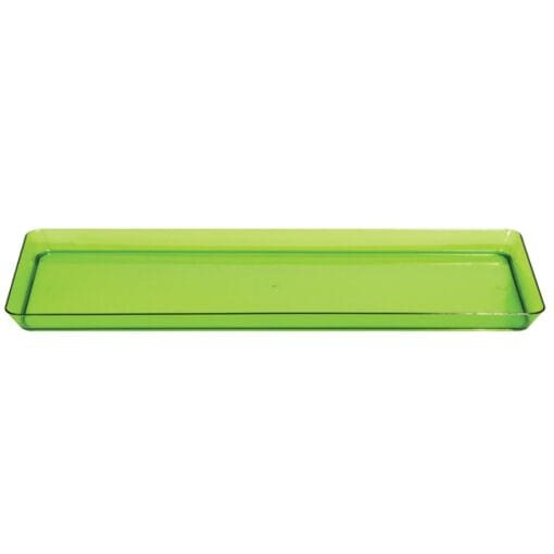 Translucent Green Tray Pl 6&Quot;X15.5&Quot;