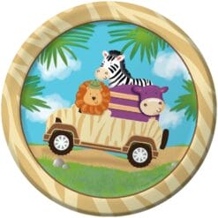 Safari Adventure Plates 7" 8CT