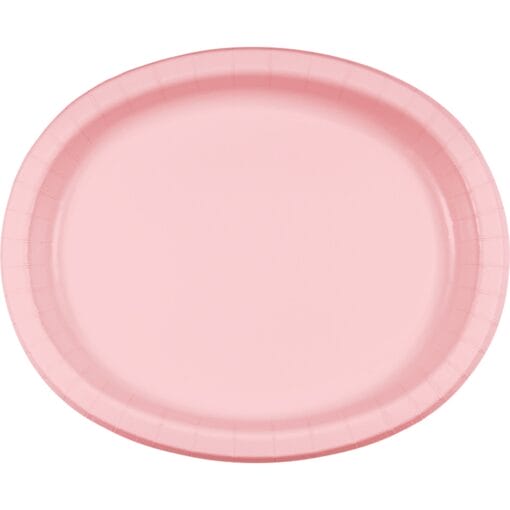 Classic Pink Platter Oval Ppr 10X12 8Ct