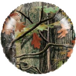 18" RND Hunting Camo Foil Balloon