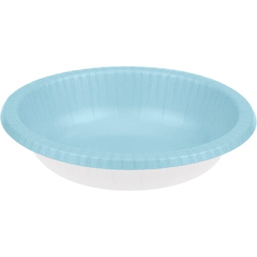 Pastel Blue Bowl Paper 20Oz 20Ct