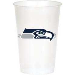Seattle Seahawks Cups 20oz Plastic 8CT