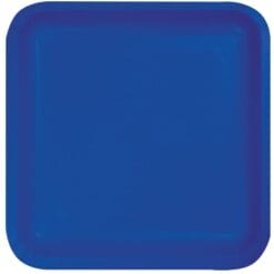 Cobalt Blue Plate Paper 9" SQR 18CT