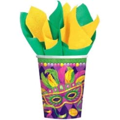 Masquerade Cups Hot/Cold 9oz 8CT