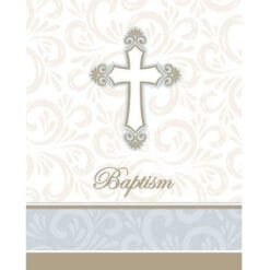 Divinity Invitations Baptism 8CT