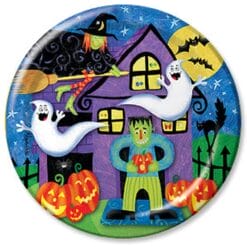 Haunted Eve Plates Paper 9" 8CT