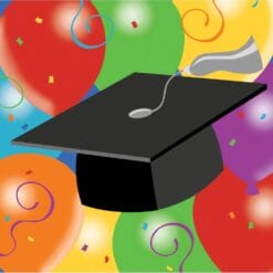 Grad Balloons Napkin Beverage 20CT