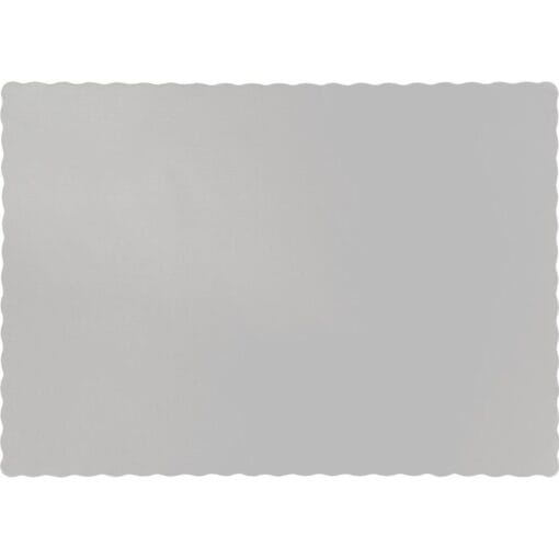 S Silver Placemat Paper 50Ct