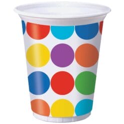 Let's Have A Party Cups Plastic 8CT