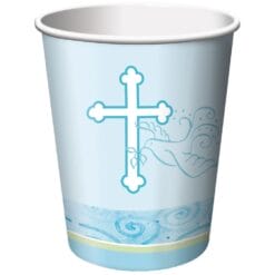 Faithful Dove Blue Cups Hot/Cold Paper 8CT