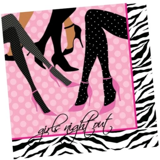 Girls Night Out Napkins Beverage 3P 16Ct