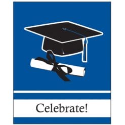 Blue Grad Invitations 25CT