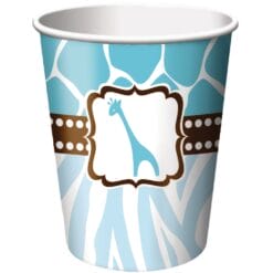 Wild Safari Blue Cups Hot/Cold 9oz 8CT