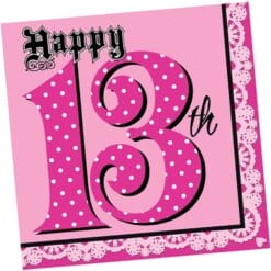 Super Stylish! Napkins Lunch 13TH 16CT