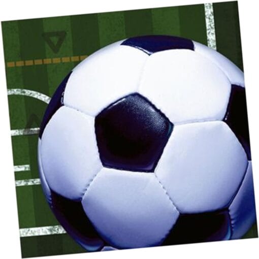 Heads Up Soccer Napkins Lunch 16Ct