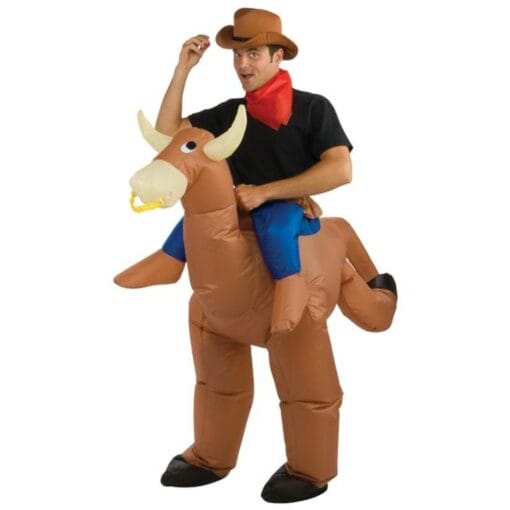 Inflatable Bull Rider Adult One Size