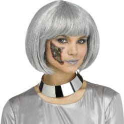 Galaxy Gal Wig W/Tinsel
