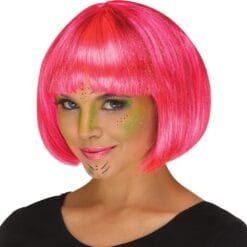 Galaxy Gal Wig W/Tinsel