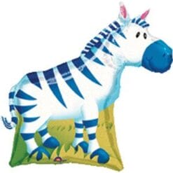 30" SHP Jungle Party Zebra Balloon