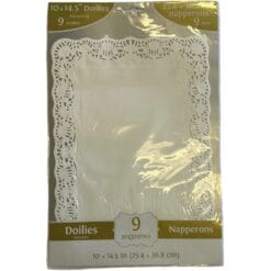 White Paper Doilie Placemats 10"x14.5"