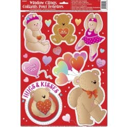 Valentine Window Clings Astd