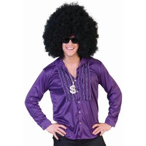 Saturday Night Shirt Purple Adult Size