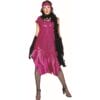 Flapper Rag Time Fushia Adult OS