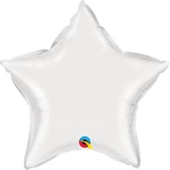 20" STR White Foil Balloon