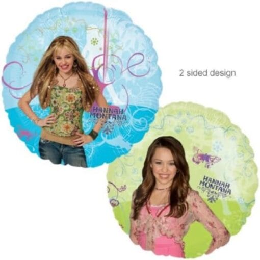 18&Quot; Rnd Hannah Montana 2Sd Balloon