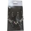 Skeleton Hand Earrings In Black