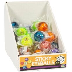 Neon Sticky Eyeballs Astd 1-1/2"