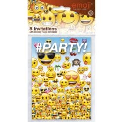 Emoji Party Invitations 8CT