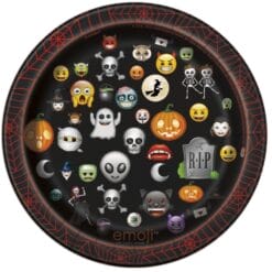 Emoji Halloween Plates 7" 8CT