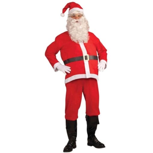 Santa Suit Fabric Adult