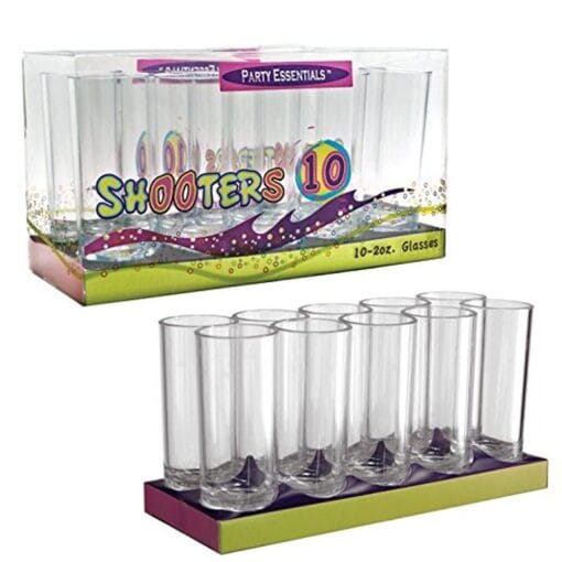 Shooter Glasses Clear 2Oz 10Ct