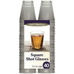 Square Shot Glasses 2oz 40CT