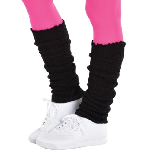 80'S Black Leg Warmers Pair