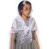 Old Lady Child Accessory Kit: Wig, Eyeglasses, Shawl & Cane