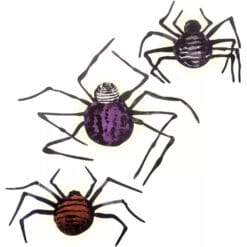 Martha Stewart Illuminated Halloween Spider Silhouettes 9 Martha Stewart Illuminated Halloween Spider Silhouettes