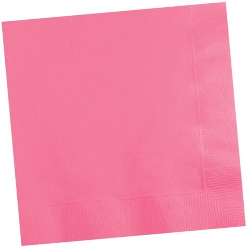 Candy Pink Napkin Beverage 50Ct