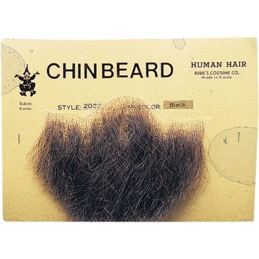 Human Hair Goatee Black