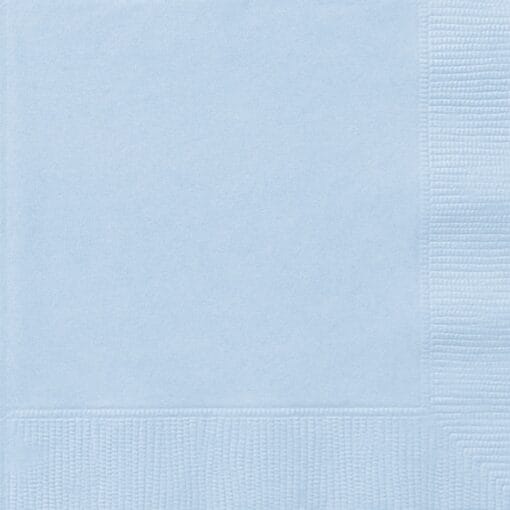 Baby Blue Napkins Beverage 20Ct